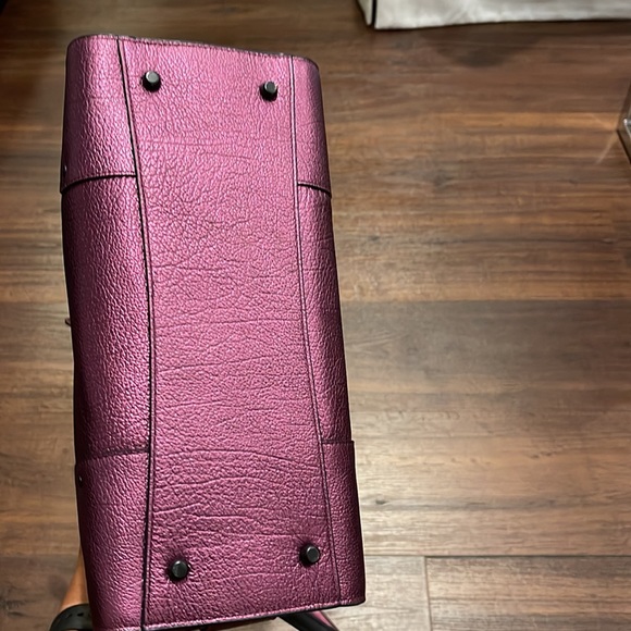 Coach in EUC Crossbody/ Handbag in a Purple Color very unique a gorgeous - Picture 6 of 13
